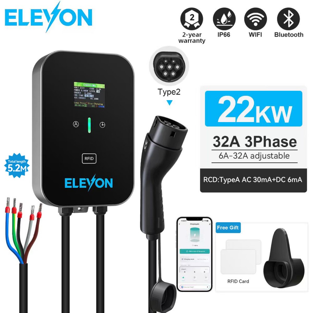 Home Ev Charger - Estación de Carga ELEVON EV 22KW