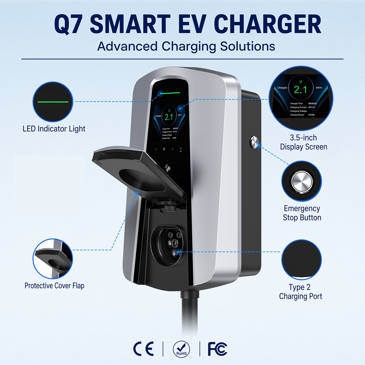 Cargador de Vehículos Eléctric - Home Ev Charger reseña y precio